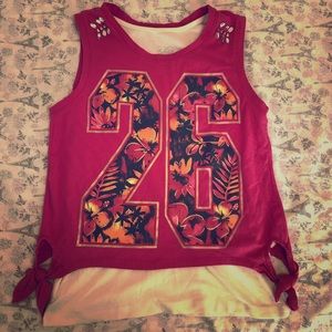 Cute Pink tank top shirt